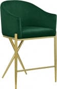 Xavier Velvet Upholstered Counter Stool