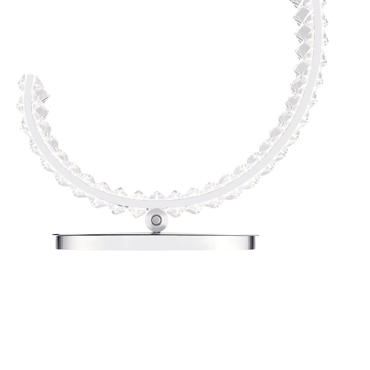 GRACE CRYSTAL 16W TABLE LAMP // TOUCH & DIMMABLE (L CHROME)