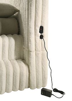 Micah King Bed (Cream)