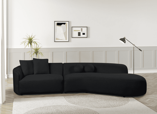 MIA Black Sectional **NEW ARRIVAL