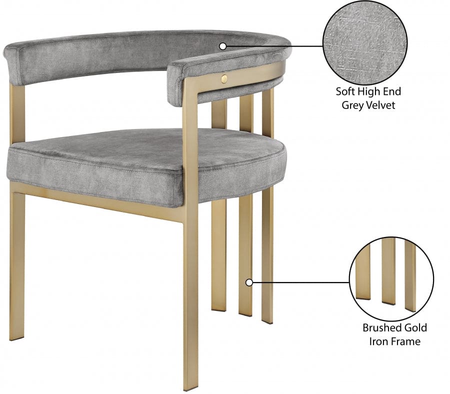 Marcello Gray 2 Dining Chair