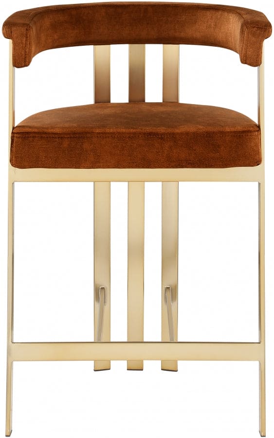 Marcello Cognac 2 Counter Stool