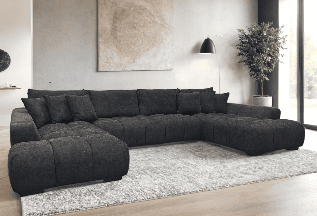 Brooklyn Black 3-Piece Sectional **NEW ARRIVAL**