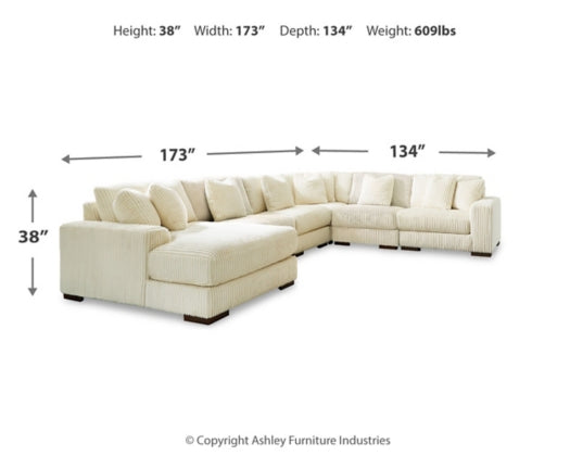 Lindyn 6-Piece Sectional with LAF Chaise