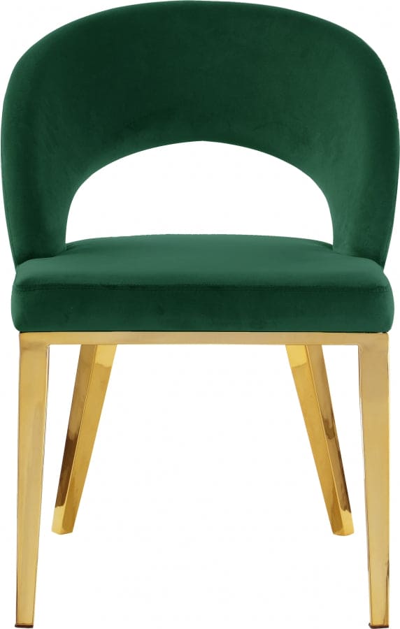 Roberto Velvet Upholstered Dining Chair (Set of 2)