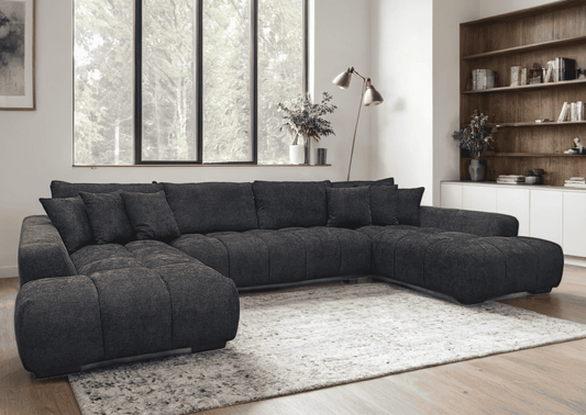Brooklyn Black 3-Piece Sectional **NEW ARRIVAL**