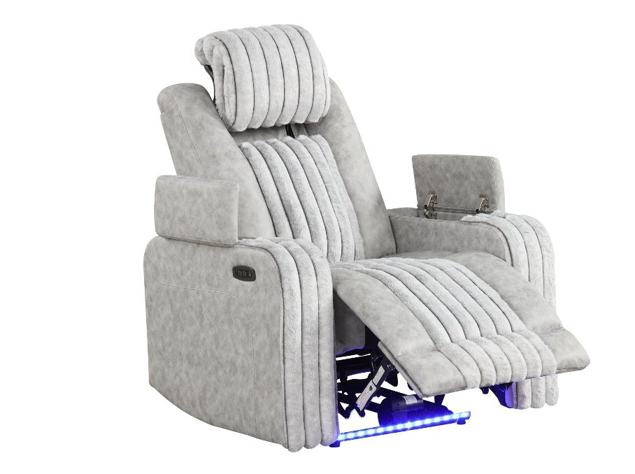 Lita 3pcs Power Reclining Set (Grey)