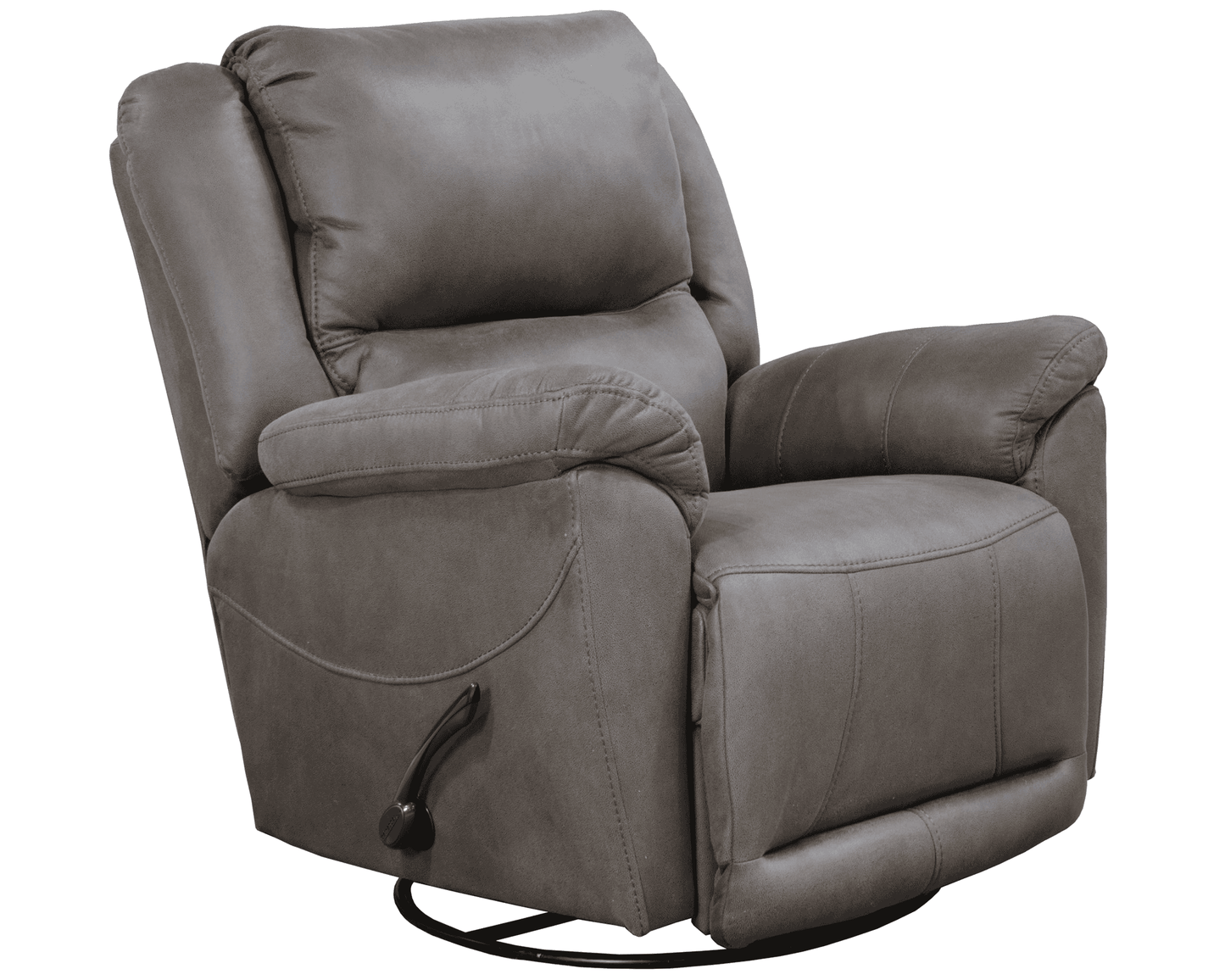 4566 Charcoal Rocker Recliner