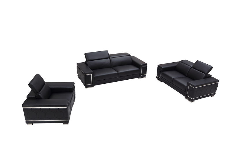 ADRIAN BLACK LIVING ROOM SET