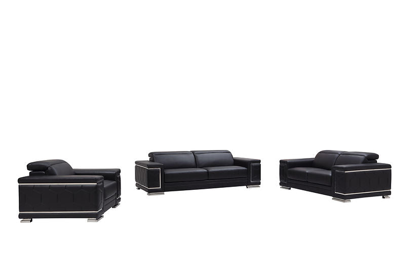 ADRIAN BLACK LIVING ROOM SET