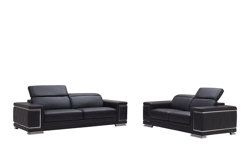 ADRIAN BLACK LIVING ROOM SET