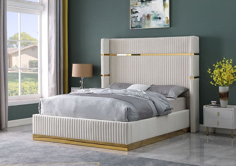 Aspen Bed Cream Gold