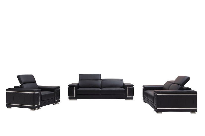 ADRIAN BLACK LIVING ROOM SET