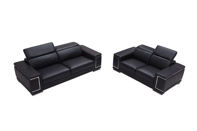 ADRIAN BLACK LIVING ROOM SET
