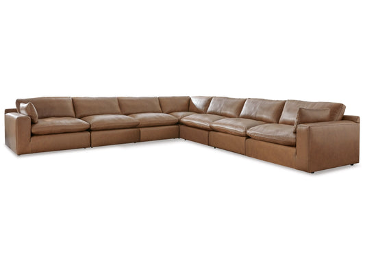 Emilia 7-Piece Leather Sectional