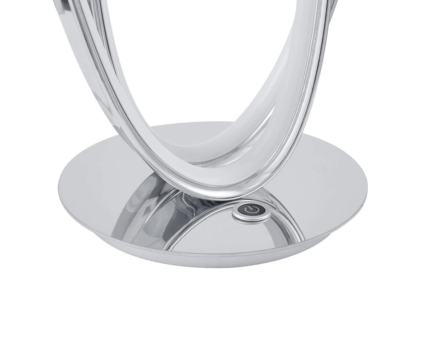 MILAN CHROME TABLE LAMP // LED STRIP & TOUCH DIMMER