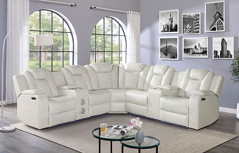 Eclipse Sand Power Reclining Sectional