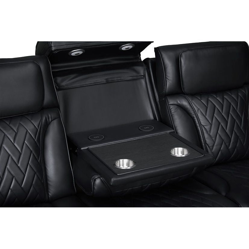 Skyline 3pcs Power Reclining Set (BLACK)