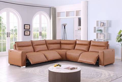 5PC POWER SECTIONAL SIERRA (Camel)