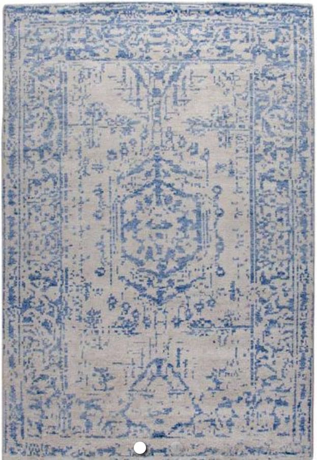 Serenity Hand Woven Rug Blue