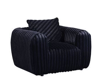 Eli 2pcs Sofa & Loveseat* Black
