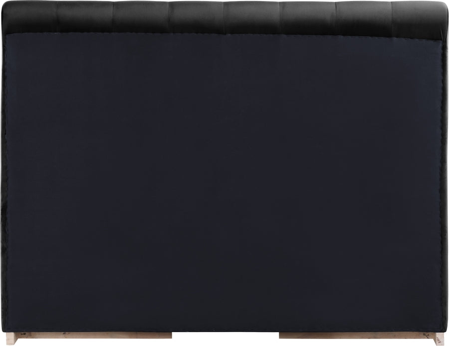 Amara Velvet Upholstered Bed Queen