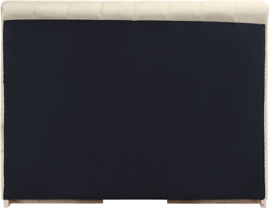 Amara Velvet Upholstered Bed Queen