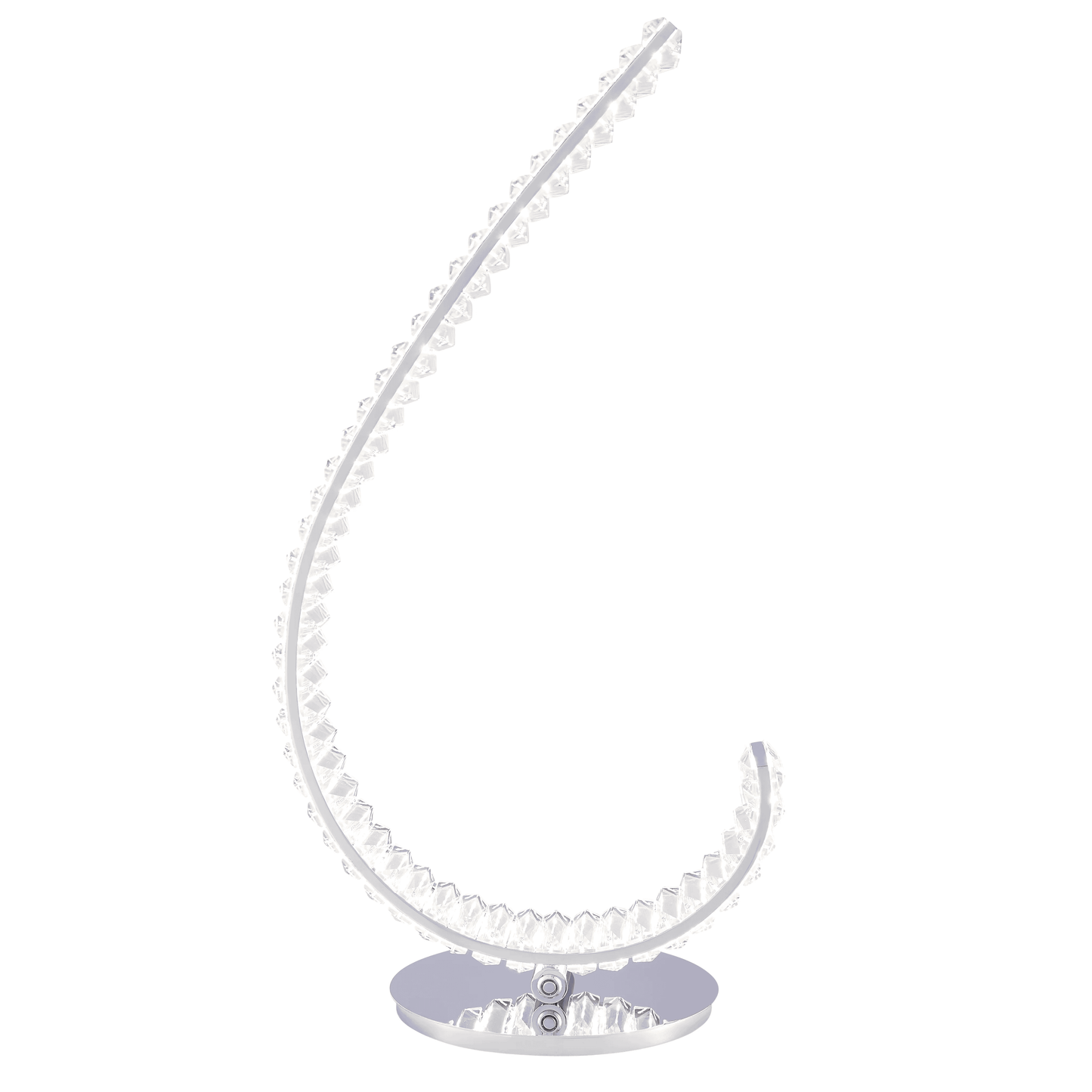 GRACE CRYSTAL 16W TABLE LAMP // TOUCH & DIMMABLE (R CHROME)