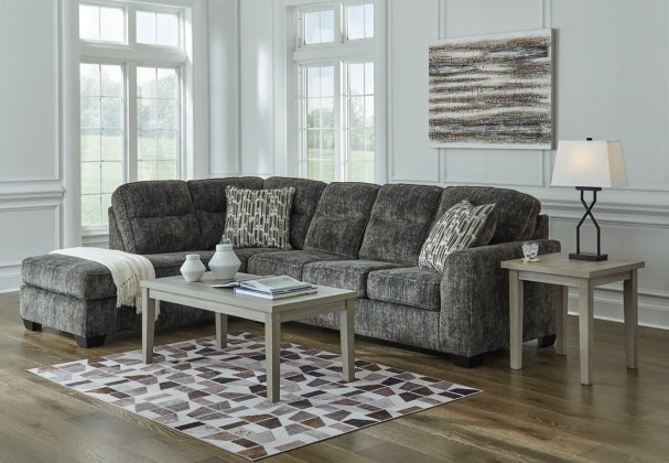 Lonoke 2-Piece Sectional with LAF Chaise Gunmetal