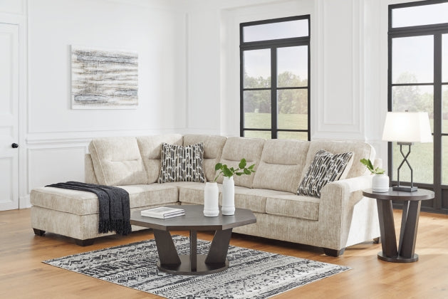 Lonoke 2-Piece Sectional with LAF Chaise Parchment