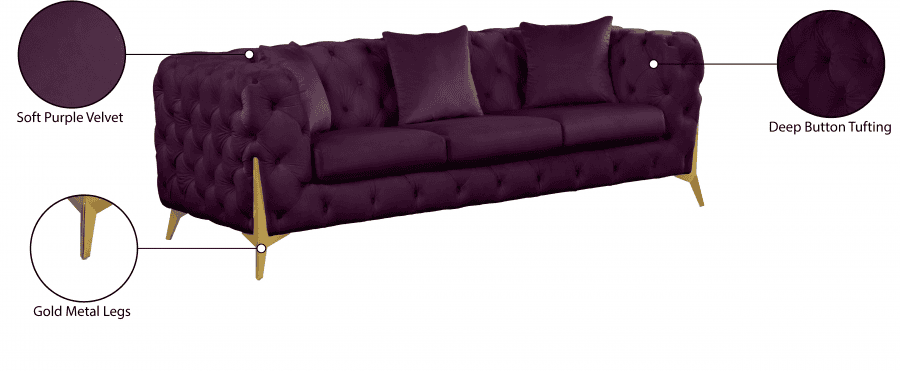 Kingdom Velvet Sofa