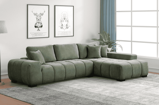 Manhattan2 - Green Sectional **NEW ARRIVAL**