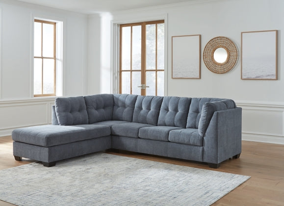Marleton 2-Piece Sectional with LAF Chaise Denim