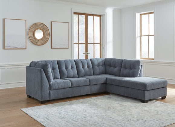 Marleton 2-Piece Sectional with RAF Chaise Denim
