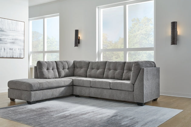 Marleton 2-Piece Sectional with LAF Chaise Gray