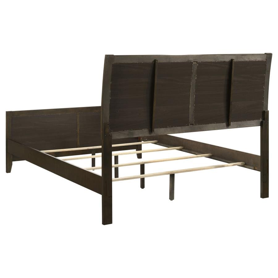 WILKES 5-PIECE QUEEN BEDROOM SET DARK COCOA