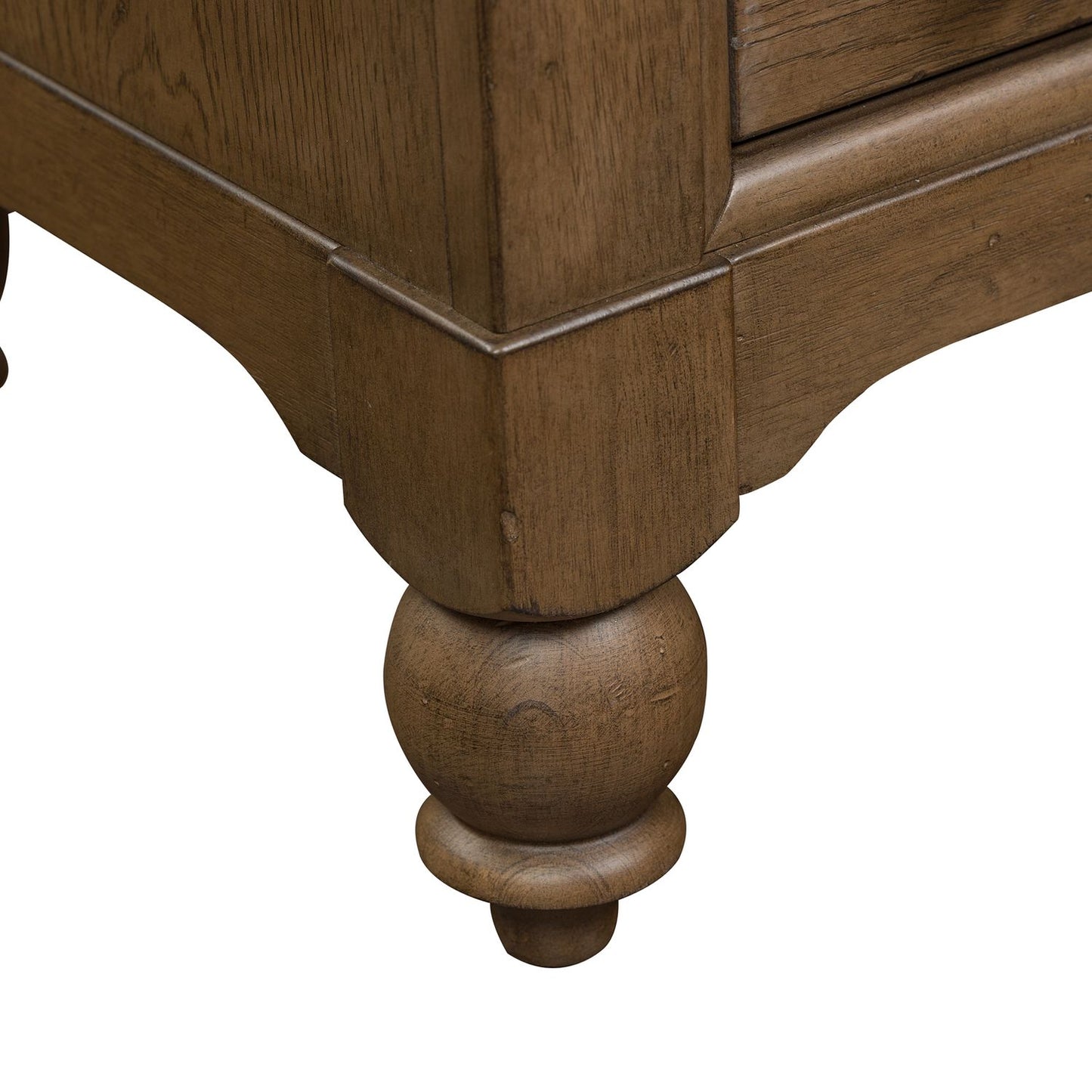 Americana Farmhouse Bedside Chest w/ Charging Station