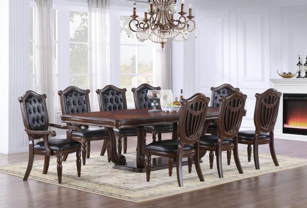 Regency – Rectangular 7pcs Table set – Cherry