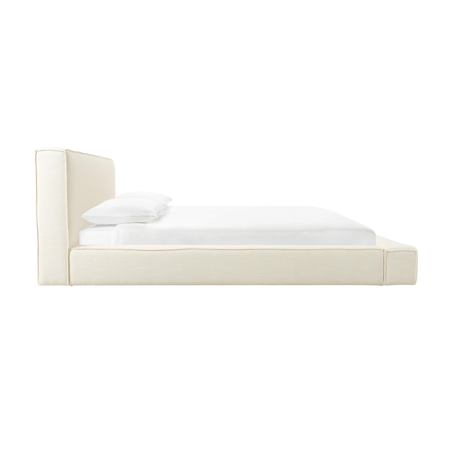Olafur Upholstered Cream Bed