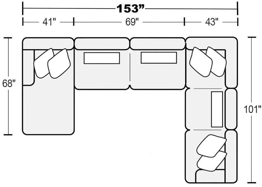 3480 Titan Munstruck Sectional
