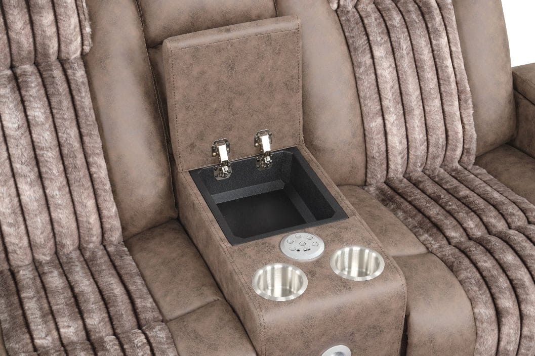Lita 3pcs Power Reclining Set (Brown)