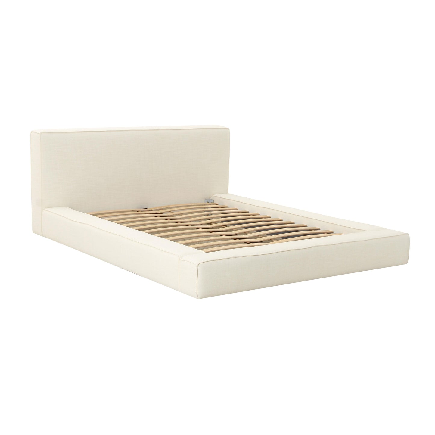 Olafur Upholstered Cream Bed
