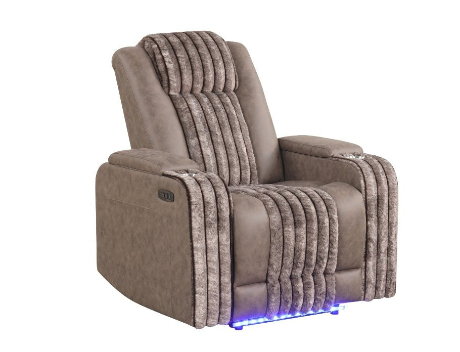 Lita 3pcs Power Reclining Set (Brown)