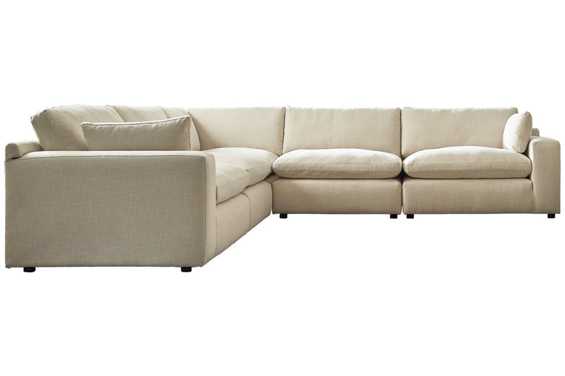 Elyza Linen 5pc Sectional