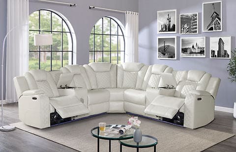 Eclipse Sand Power Reclining Sectional