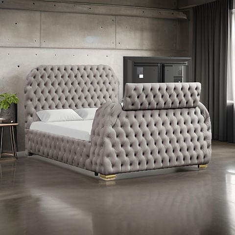 Royal Bed with TV lift and fireplace display