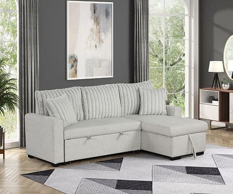 S8670 Nori (Grey) Sofa Bed/Storage Sectional*