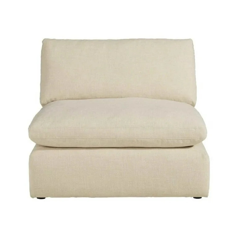 Elyza Linen 5pc Sectional Sofa w/ RAF Corner Chaise