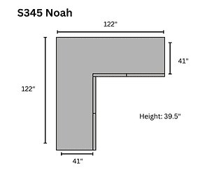 3pcs Sectional* Noah sectional (Ivory)