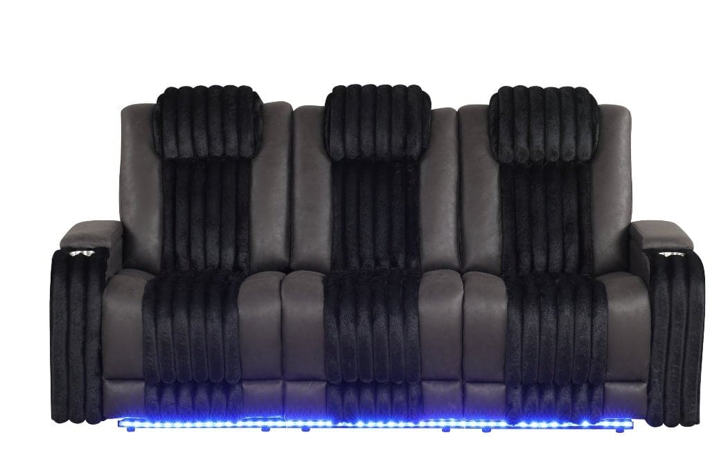 Lita 3pcs Power Reclining Set (Black)